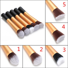 Professional 1Pc Brush Stipple Fiber Soft Blending Blush Brushes Foundation Powder Makeup Cosmetic Beauty Tool Free Shipping