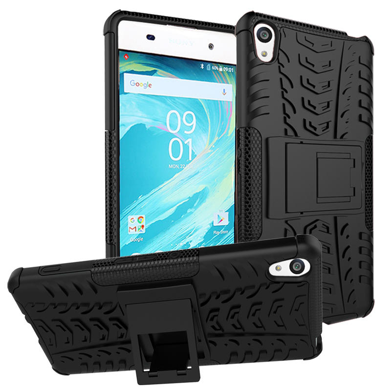 for sony xperia xa dual layer armor kickstand tpu pc for sony xperia xa dual layer armor kickstand tpu pc
