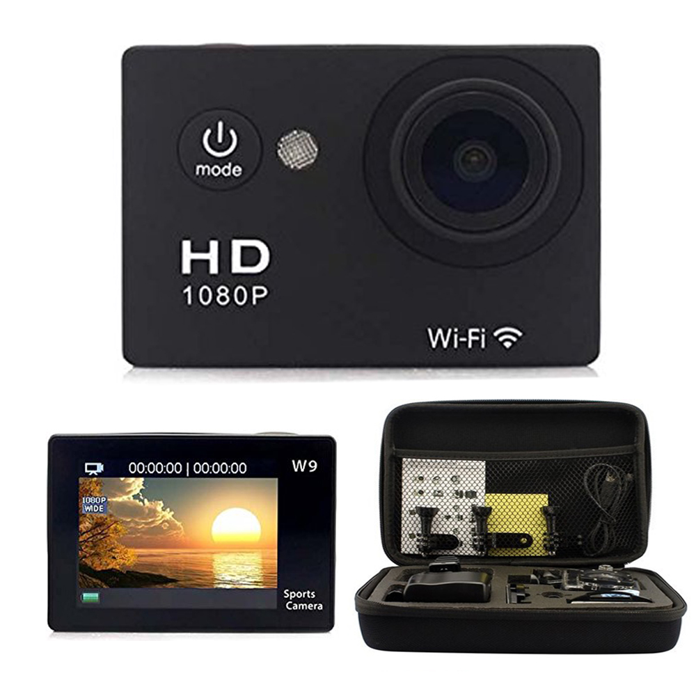 W9 HD 1080P WiFi Sport DV Action Camera 2.0