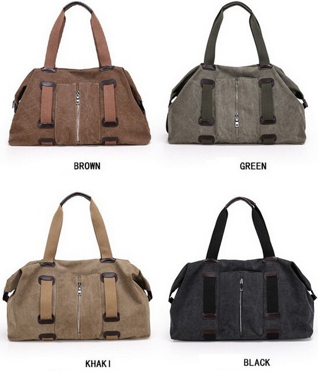 2015 New Style Fashion Sports Travel Bag Large Capacity Bag Men Canvas Bag Men Luggage Travel Handbags Messenger bag 4 colors (9)