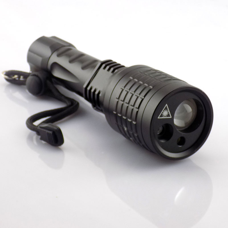 New flashlight red Green Laser Flashlight Pointer light Tactical Hunting Adjustable flash light multifunction lazer flashlights