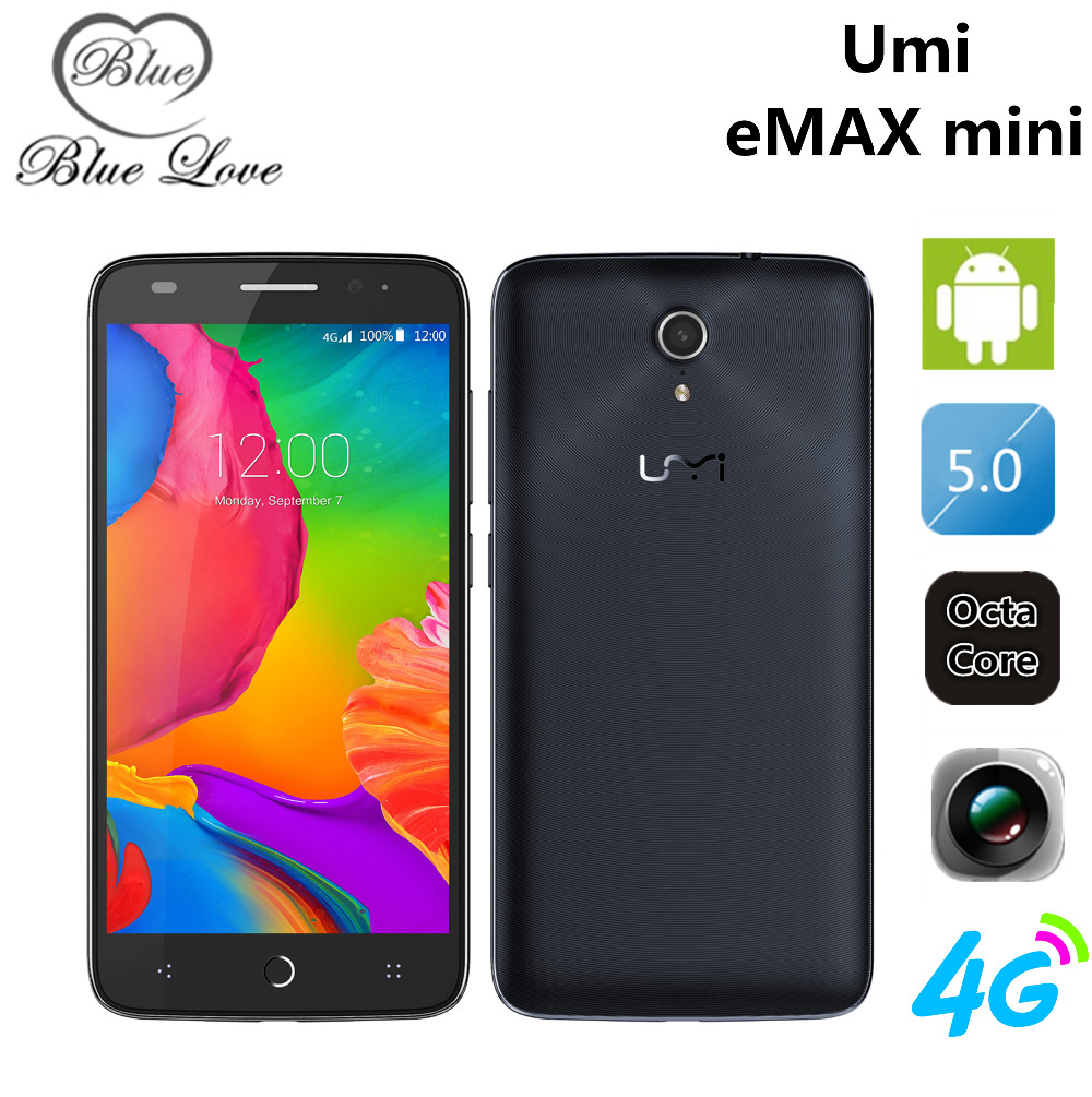 Original UMI EMAX Mini 4G LTE 5 inch FHD Android 5 0 Lollipop 13MP Camera MSM8939