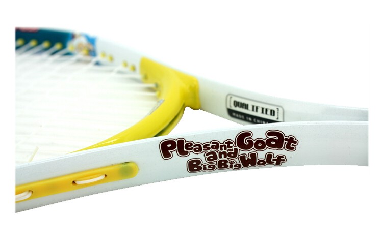 Kids 1x Tennis Racquet Plesant Goat and Big Big Wolf Children Sports Training Rackets