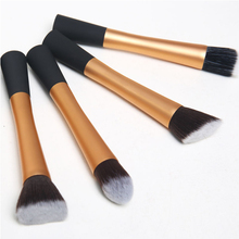 Yellow Free Shipping Multi pattern Stipple Fiber Top Foundation Power Blush Brush Pro Makeup Cosmetic Tool