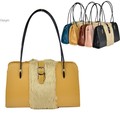 Women s Fashion PU Leather Fur Shoulder Bag Handbag Totes dy