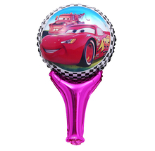 Cartoon film armed with baseball bats against the great balloon party birthday toy balloon