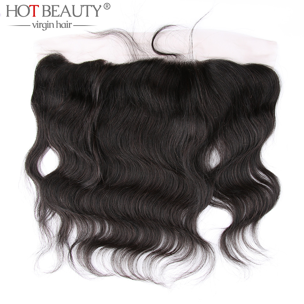 Brazilian Hair Human Full Lace Frontal Closure 13x4 Swiss Lace closure Ear to Ear Lace Frontal Closure With Baby Hair Hot beauty
