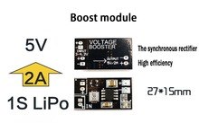 Matek DC-DC boost module 1S LiPo liter 5V 2A output current synchronous rectification BEC for DIY cross racing drone QAV250