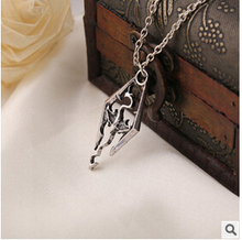 Men necklace Popular dinosaur Skyrim the Elder scrolls dragon pendants necklaces personalized fashion jewelry N367 