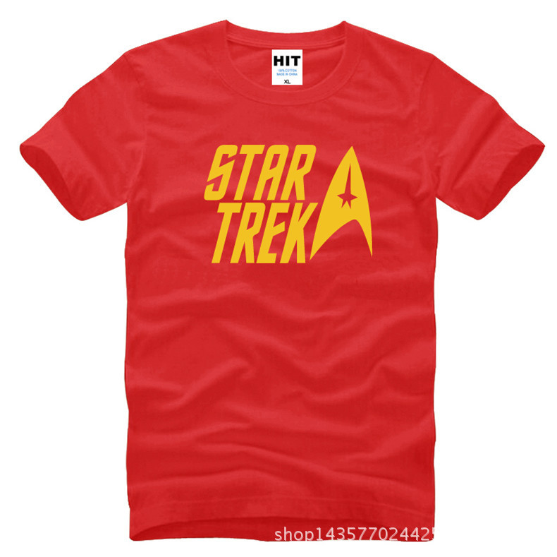 classic movie Star trek Printed Mens Men T Shirt Tshirt Fashion 2015 New Short Sleeve O Neck Cotton T-shirt Tee Camisetas Hombre HTB1om6QKXXXXXbjXpXXq6xXFXXX5