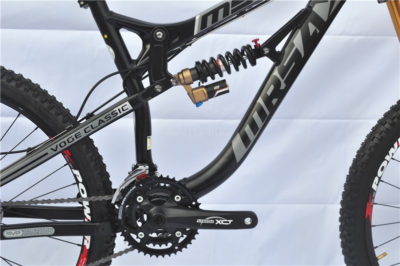 Bicicleta SHIMANO M455 Oil suspension Aluminium Alloy Soft-tail Frame Full Suspension Downhill Mountain Bikes 2618