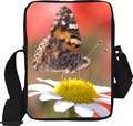 New 2016 Messenger Bag for Women Designer Butterfly Printing Spain Bag Casual Mini Female Lady Crossbody