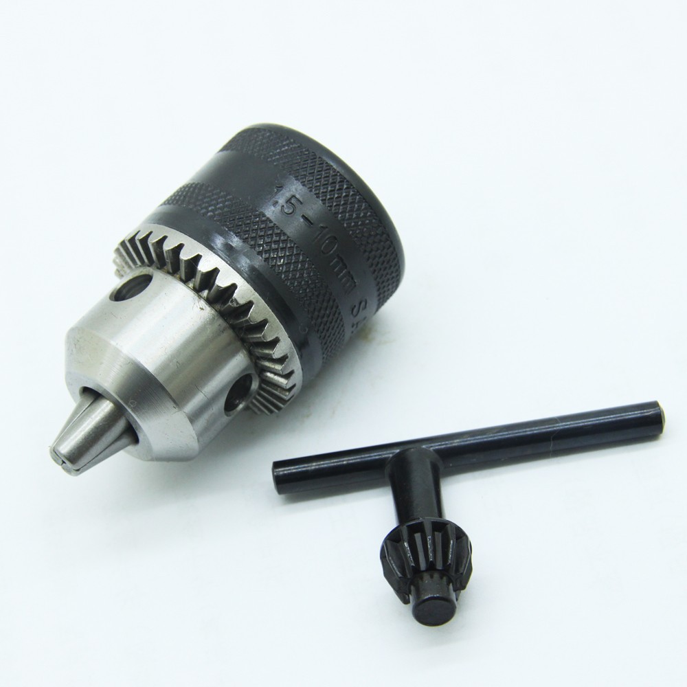 10mm Sanou Keyed Drill Chuck 24UNF for Electric Drills Power Tools Key