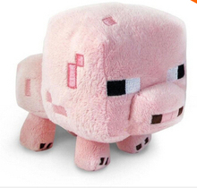 Genuino Minecraft cerdo rosado de peluche muñecos de peluche mi mundo Brinquedo Doll para niños del bebé navidad envío gratis