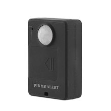 1pcs Mini Infrared Sensor Motion Detector GSM Alarm Monitor Wireless Black 5-8m Free shipping