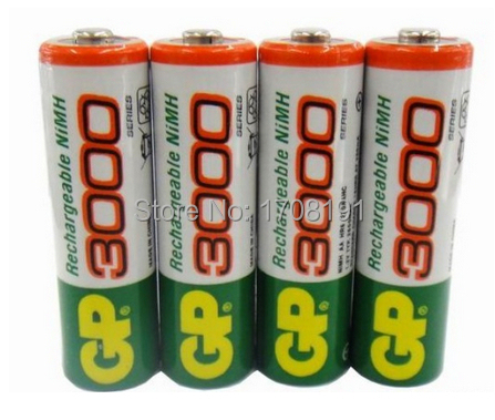 8pcs lot original GP aa rechargeable battery 3000mah gp 3000 rechargeable battery gp batteries 1
