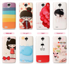 High quality plastic Cartoon pictures designed lenovo s820 case cellphone back cover for lenovo s820+screen protector free ship