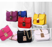 Rivet Lock women’s messenger bags Without LOGO small chain crossbody bag / shoulder bag / Valentines day clutch