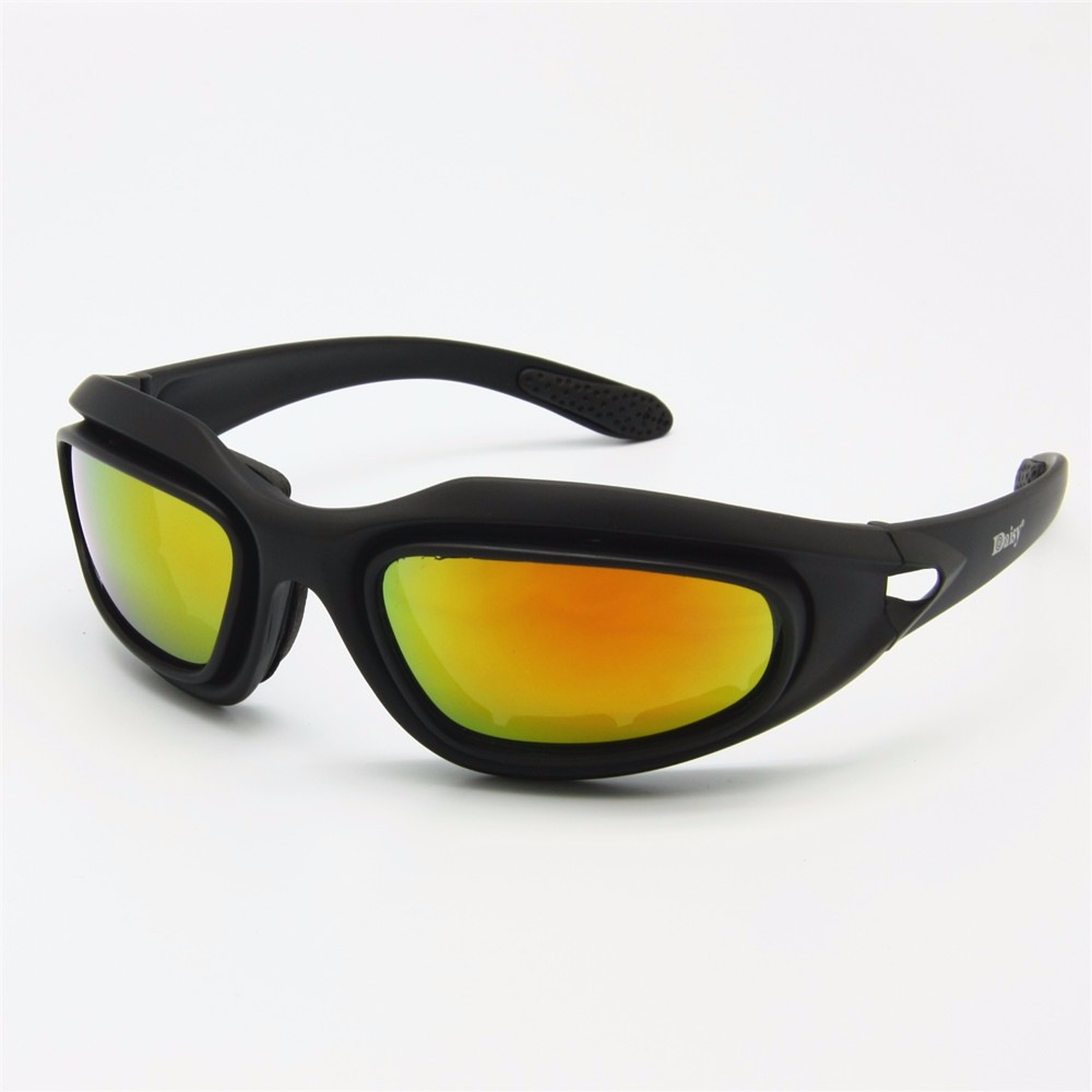 Daisy C5 Military Goggles Polarized 4 Lenses Hunting Sunglasses Desert