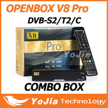1pc Openbox V8 Pro Combo Receiver DVB-S2&T2&C V8 Pro satellite receiver Support Cccamd Newcamd Youtube Youporn USB Wifi VOD