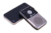 Wireless Car Bluetooth 4.1 Handsfree Kit Speakerphone Solar Powered Charger 10m Distance Support 2 Phones Speaker + 5 languages