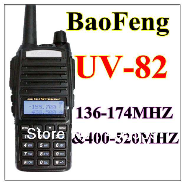 2013     BaoFeng UV-82 136 - 174   400 - 520    PTT    UV82