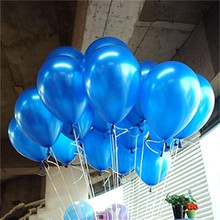 10pcs/lot 10inch Blue Latex Balloon Air Balls Inflatable Wedding Party Decoration Birthday Kid Party Float Balloons Kids Toys