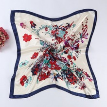 min order $5 Women Brand satin Square Scarf High Quality Imitated Silk Satin Scarves Shawl Hijab 2014 fashion style