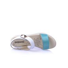 2016 women new summer sandals, the student shoes, women’s fashion shoes in summer all hook and loop matching shoes YBJ269