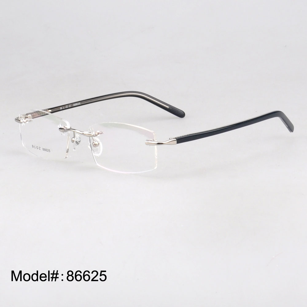 86625 Rimless mans optical eyewear myopia glasses ...