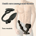Model D Model E Fantasy Silicone Male Prostate Massager Vibrator Cock Ring Butt Plug Erotic Adult