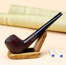 Gift Set Smoking Pipe 15cm Straight Tobacco Pipe Best Wood Pipe Set HW 900G