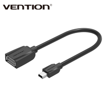 Vention MINI USB Cable 0.1m 0.25m MINI USB To OTG Cable Data Charger Cable For MP3 MP4 Hard Disk Digital Camera Negigator