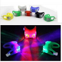 1pcs Mini Waterproof Silicone mountain Bike Light Cycling Beetle Warning lights Front Rear Tail Lamp Bicycle light BL0502