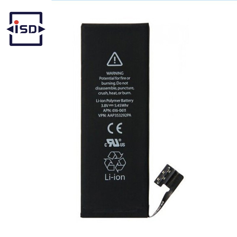 100 Original Replacement Battery For IPHONE iphone 5 1440mAh 3 7V Lithium polymer with tools for