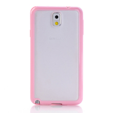 For Samsung Glaxy Note 2 Mobile Phone Accessories Clear Soft TPU Transparent Back Case for Samsung