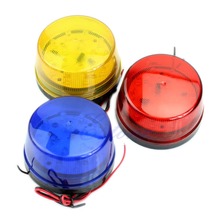 Free Shipping LED 12V Security Alarm Strobe Signal Warning Blue Red Yellow Flashing Light