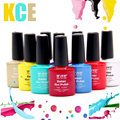 KCE 83 Colors Free Shipping Nail Gel Polish Gel Long lasting Shining Colorful Soak off Gel