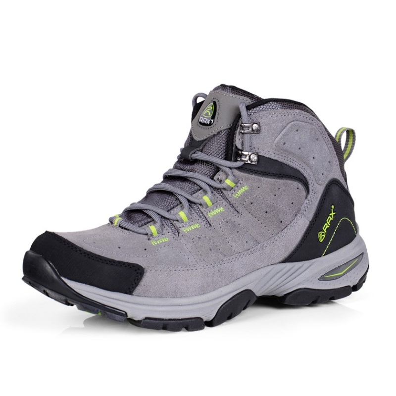 Rax Men Hiking Shoes Top Quality Waterproof Hiking Shoes Men Suede Cowhide Outdoor Shoe Slip Resistant Climbing Shoes A359