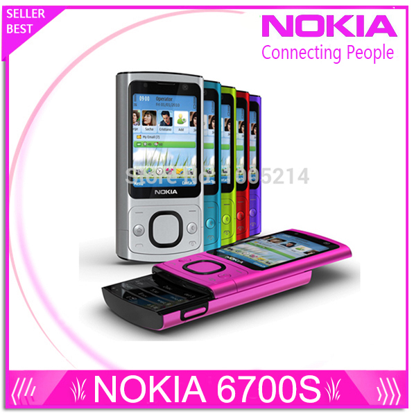 Refurbished 6700S Original Nokia 6700 Slider Cell Phone Unlocked 5MP 6700 Slide Bluetooth Free Shipping
