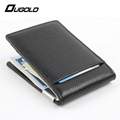 100 genuine leather 2016 New fashion money clips wallet men dollar price metal clips for money