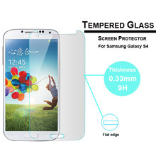 Tempered Glass Clear Front Screen Protector For Samsung Galaxy S4 SIV i9500 Protective Film
