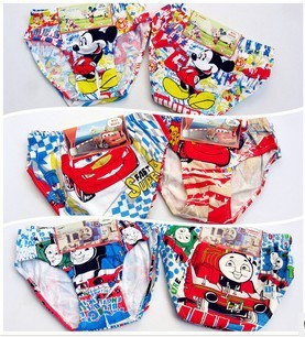 Wholesale 6pcs lot new baby children underwears famous cartoon character Underewears Kids Underwear boy s underwear