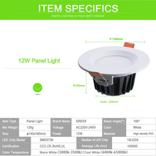 Led Downlight 3W 5W 7W 9W 12W 15W 5730 LED Ceiling lamp lights For home 220V