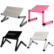 New MultiFunctional Folding Notebook Stand Desk Bed Sofa Tray 360 Rolling Adjustable Portable Notebook Desk