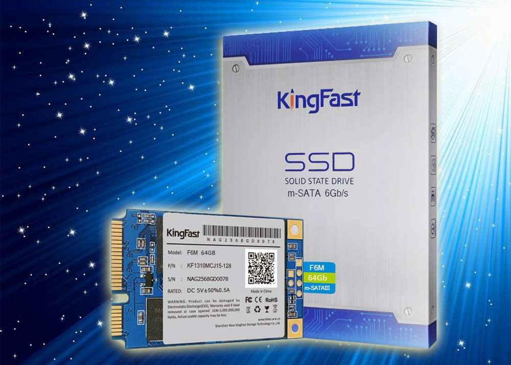 Купить Оригинальный kingfast msata ssd 64 ГБ внутренний жесткий диск ...