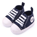 Infant 0 12Months Toddler Canvas Sneakers Baby Boy Girl Soft Sole Crib Shoes HOT 12 Colors