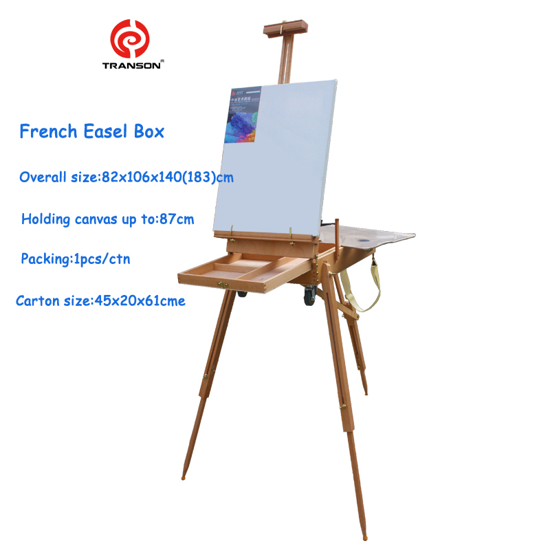 tabletop Easel with handle,oil painting tabletop box,For Oil painting 