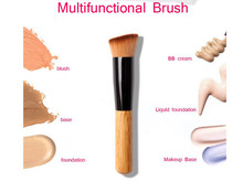1 PCS High Quality Powder Brush Wooden Handle Multi-Function Blush Brush Mask Brush Foundation Makeup Tool Free Shipping