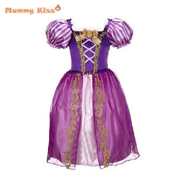 2015 новых девушек золушка платья дети белоснежка принцесса платья рапунцель аврора дети ну вечеринку хеллоуин костюм одежда k20